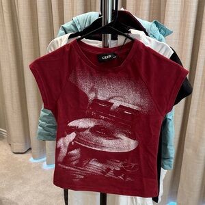 Cider Maroon Graphic Kids T-Shirt